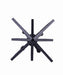 Canarm - ICH1010A04BK16 - Four Light Chandelier - Netto - Black