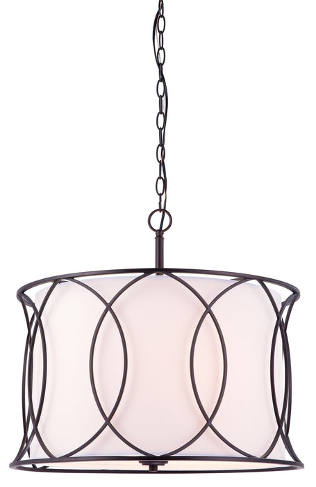 Canarm - ICH320A03ORB20 - Three Light Chandelier - Monica - Oil Rubbed Bronze