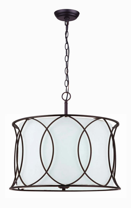 Canarm - ICH320A03ORB20 - Three Light Chandelier - Monica - Oil Rubbed Bronze