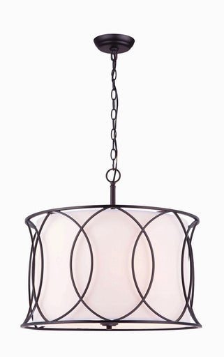 Monica Three Light Chandelier Oil Rubbed Bronze