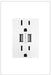 Legrand - ARTRUSB153W4 - Dual-USB Outlet - Adorne - White