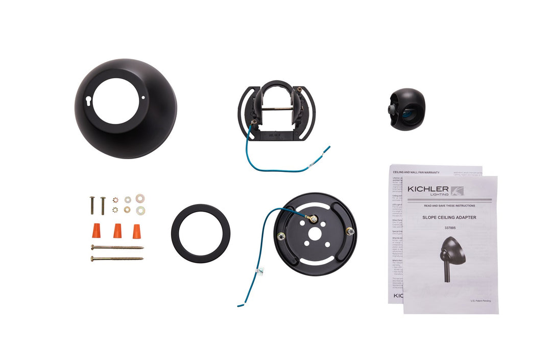 Kichler - 337005SBK - Slope Adapter - Accessory - Satin Black