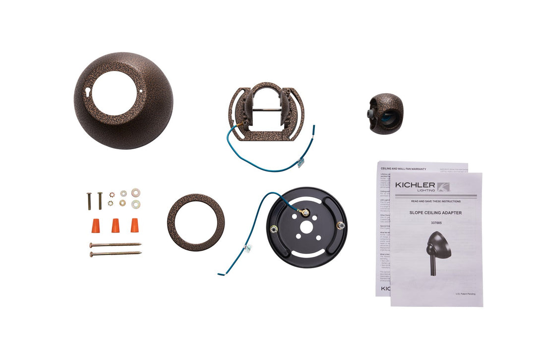 Kichler - 337005WCP - Slope Adapter - Accessory - Weathered Copper Powder Coat