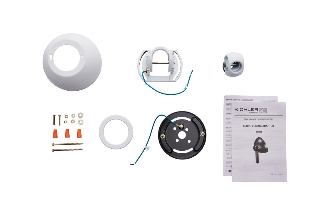 Kichler - 337005WH - Slope Adapter - Accessory - White