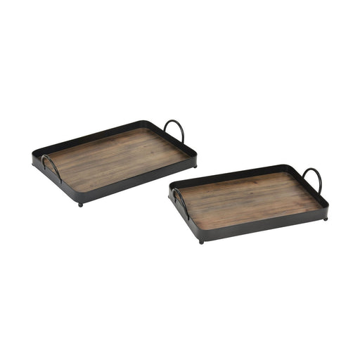 ELK Home - 643323 - Set of 2 Trays - Gerrard - Natural