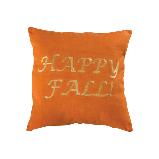 ELK Home - 907432 - Pillow - Happy Fall - Orange