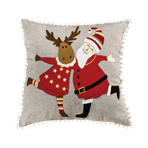 ELK Home - 908149-P - Pillow - Cover Only - Celebration on Ice - Gray