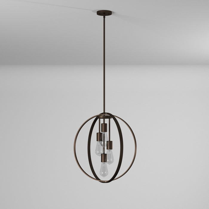 Artcraft - AC10884OB - Four Light Chandelier - Newport - Oil Rubbed Bronze
