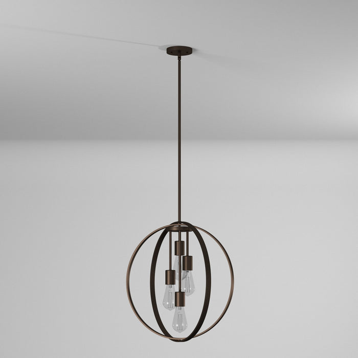 Artcraft - AC10884OB - Four Light Chandelier - Newport - Oil Rubbed Bronze