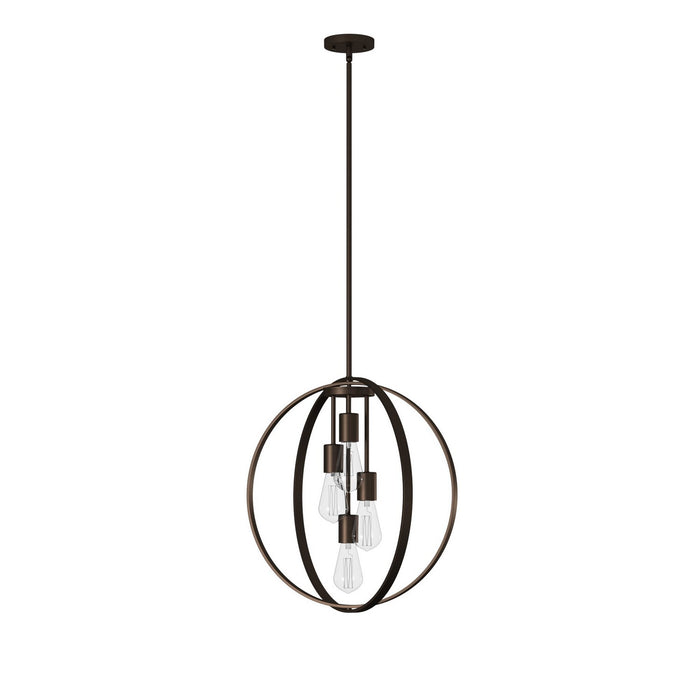 Artcraft - AC10884OB - Four Light Chandelier - Newport - Oil Rubbed Bronze