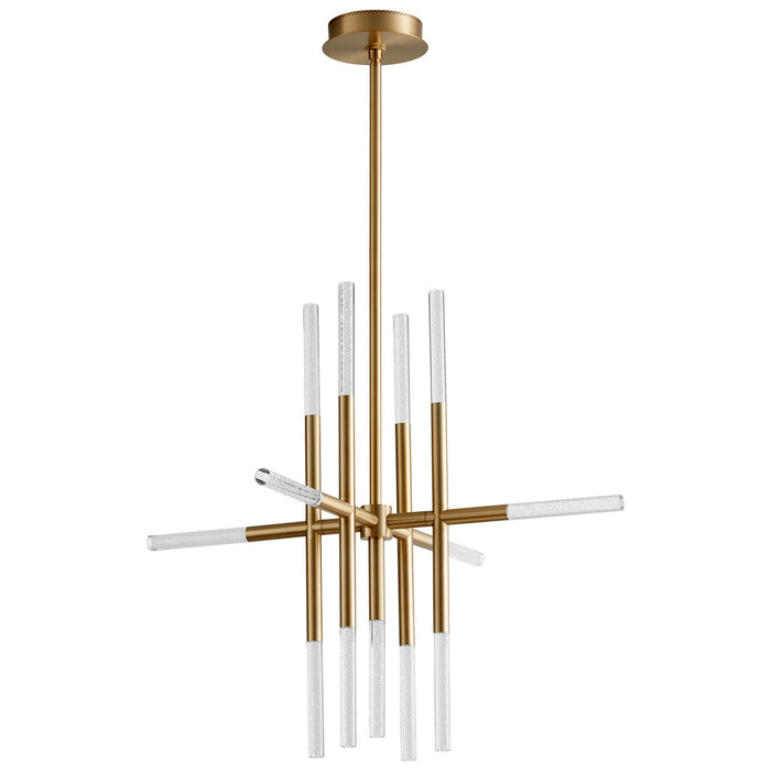 Quorum - 3-697-40 - LED Ceiling Mount - Moxy - Aged Brass