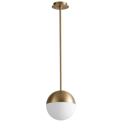 Mondo LED Pendant Aged Brass