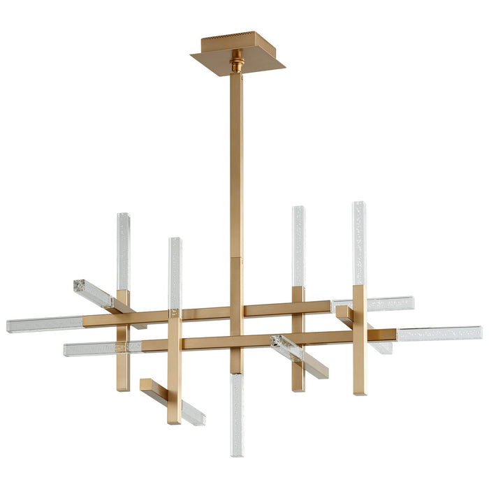 Quorum - 3-637-40 - LED Ceiling Mount - Atlantis - Aged Brass