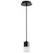 Quorum - 3-68-15 - LED Pendant - Spirit - Black Black