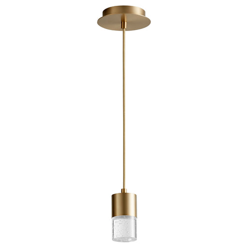 Quorum - 3-68-40 - LED Pendant - Spirit - Aged Brass