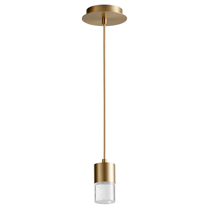Quorum - 3-68-40 - LED Pendant - Spirit - Aged Brass