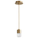 Quorum - 3-68-40 - LED Pendant - Spirit - Aged Brass
