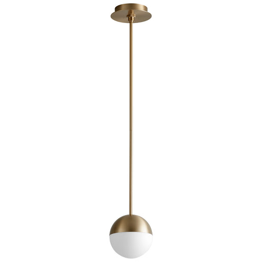 Quorum - 3-6900-40 - LED Pendant - Mondo - Aged Brass