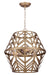 Canarm - ICH635B03PGD17 - Three Light Chandelier - Maud - Painted Gold