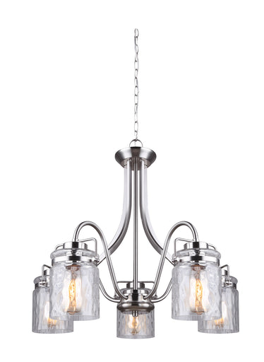 Arden Five Light Chandelier Metal
