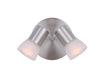 Canarm - ICW517A02BN - Two Light Ceiling/Wall Fixture - Hudson - Brushed Nickel
