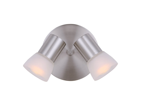 Canarm - ICW517A02BN - Two Light Ceiling/Wall Fixture - Hudson - Brushed Nickel
