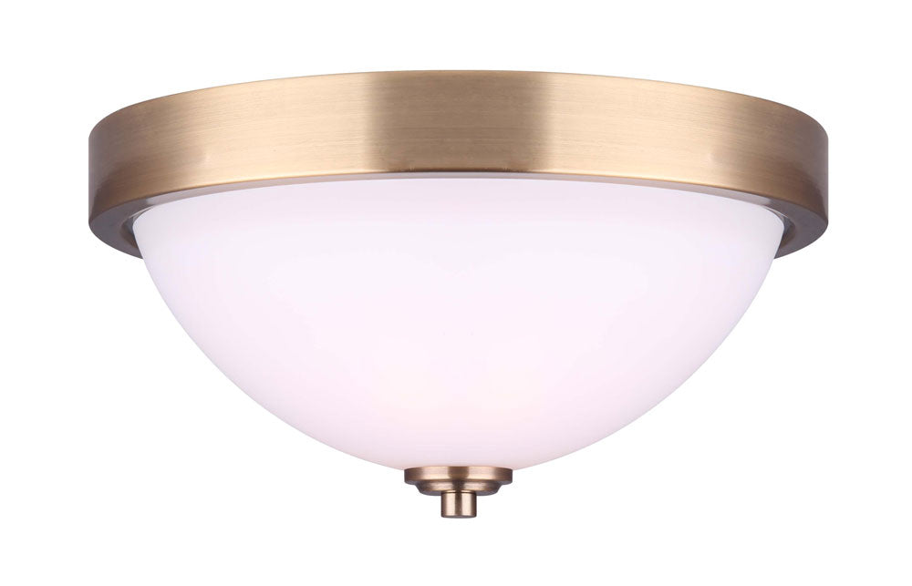 Canarm - IFM578A13GD - Two Light Flush Mount - River - Gold