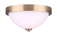 Canarm - IFM578A13GD - Two Light Flush Mount - River - Gold