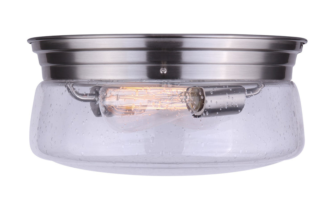 Canarm - IFM679A12BN - Two Light Flush Mount - Albany - Brushed Nickel