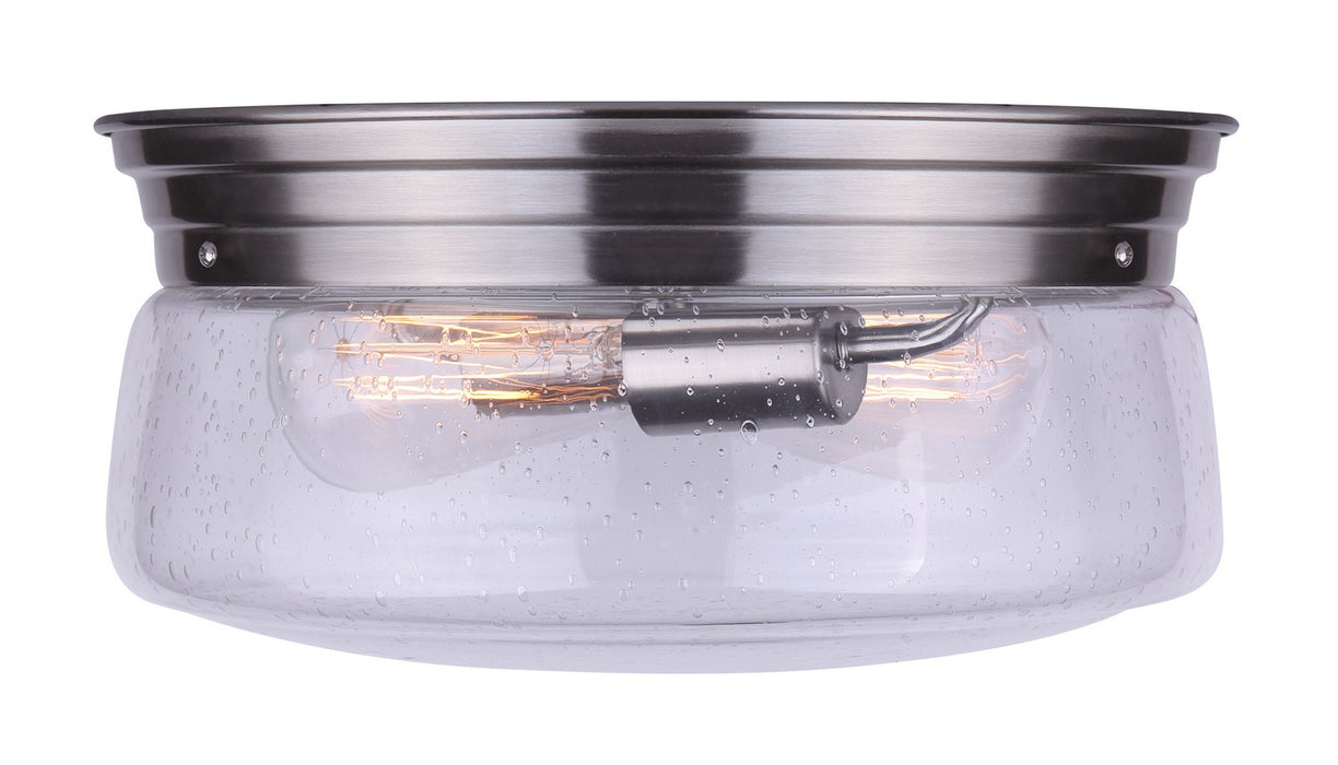 Canarm - IFM679A12BN - Two Light Flush Mount - Albany - Brushed Nickel