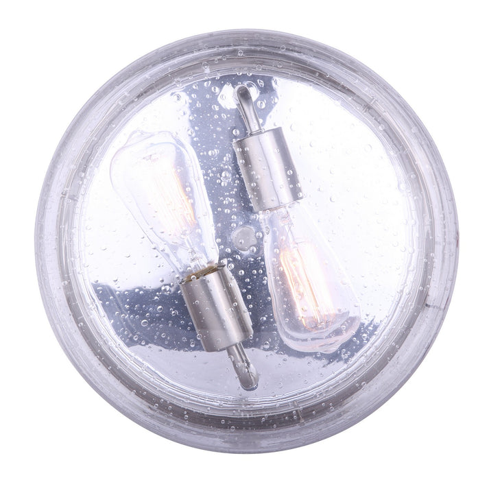 Canarm - IFM679A12BN - Two Light Flush Mount - Albany - Brushed Nickel