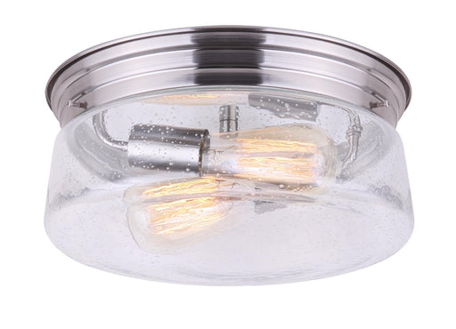 Albany Two Light Flush Mount Brushed Nickel