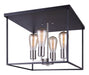 Canarm - IFM701A16BKN - Four Light Flush Mount - Roy - Metal