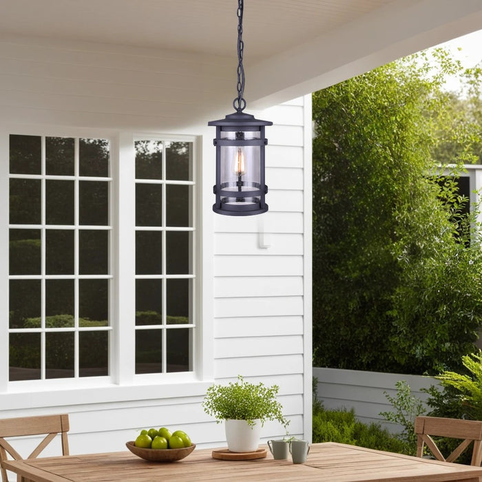 Canarm - IOL343BK - One Light Outdoor Lantern - Duffy - Metal