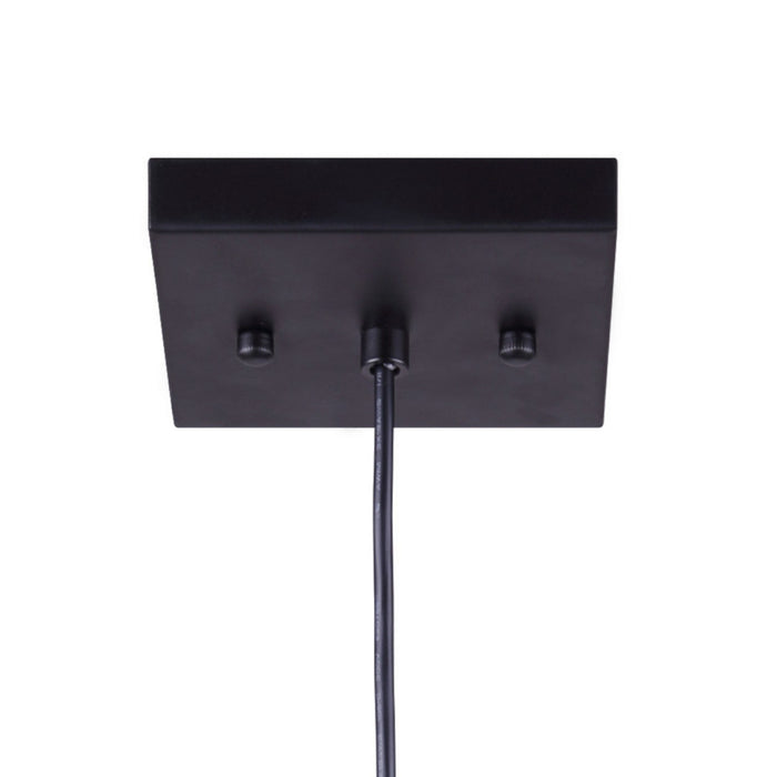 Canarm - IPL702A01BK - One Light Pendant - Wren - Metal