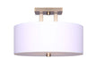 Canarm - ISF578A03GD - Three Light Semi Flush Mount - River - Gold