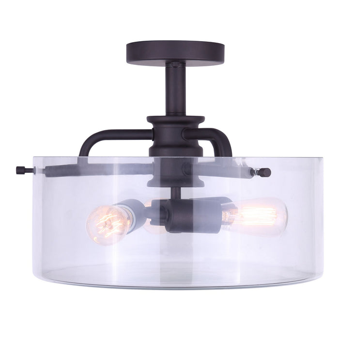 Canarm - ISF679A03ORB - Three Light Semi Flush Mount - Albany - Oil Rubbed Bronze
