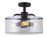 Canarm - ISF679A03ORB - Three Light Semi Flush Mount - Albany - Oil Rubbed Bronze