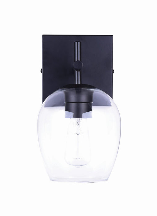 Canarm - IVL1019A01BK - One Light Vanity - Cain - Black