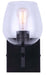 Canarm - IVL1019A01BK - One Light Vanity - Cain - Black