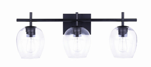 Canarm - IVL1019A03BK - Three Light Vanity - Cain - Black