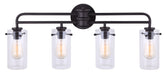 Canarm - IVL679A04ORB - Four Light Vanity - Albany - Oil Rubbed Bronze