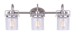 Canarm - IVL707A03BN - Three Light Vanity - Arden - Brushed Nickel