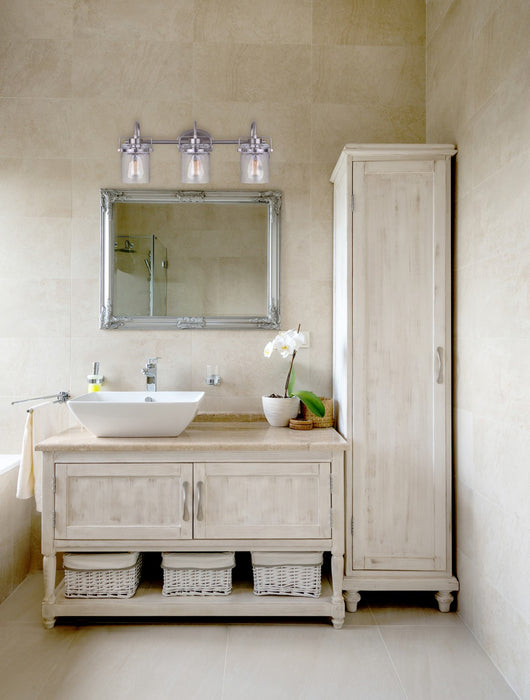 Canarm - IVL707A03BN - Three Light Vanity - Arden - Brushed Nickel