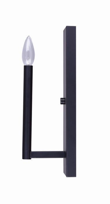 Canarm - IWF1011A01BK - One Light Wall Sconce - King - Black
