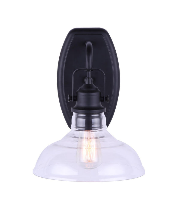 Canarm - IWL505B01BK - One Light Wall Sconce - Farrell - Metal