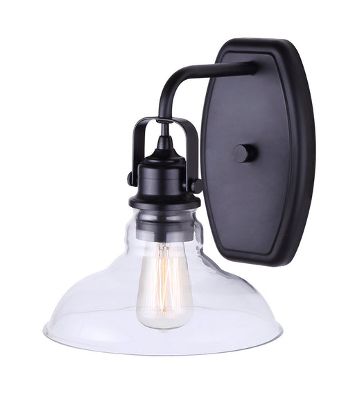 Canarm - IWL505B01BK - One Light Wall Sconce - Farrell - Metal