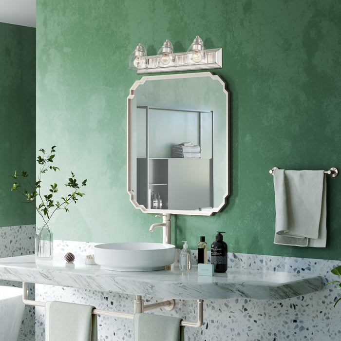 Livex Lighting - 17073-91 - Three Light Vanity - Birmingham - Brushed Nickel