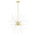 Livex Lighting - 41259-12 - 12 Light Foyer Pendant - Utopia - Satin Brass