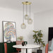 Livex Lighting - 46593-01 - Three Light Pendant - Paxten - Antique Brass